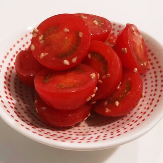 プチトマトの中華ナムル
